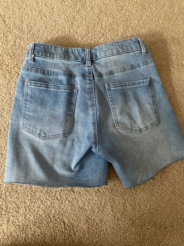 Oat Jean Shorts Blue Size 4 - Image 3