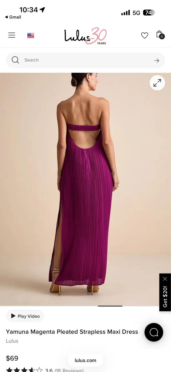 Lulus Dress Maxi - Image 3