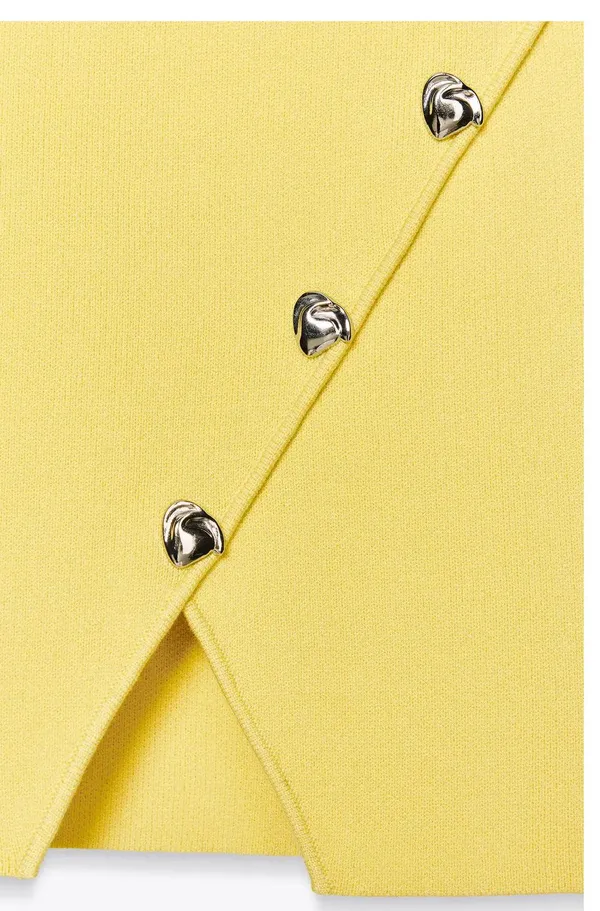 ZARA Yellow Sleeveless Mini Dress - Image 7
