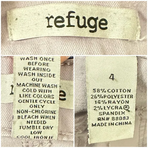 Refuge Lilac Mid-Rise Skinny Jeggings Size 4 - Image 5