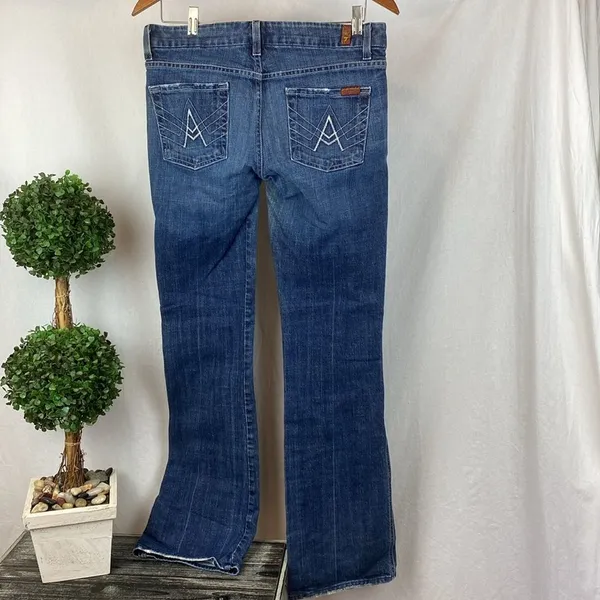 7 For All Mankind Blue A Pocket Jeans 29 - Image 2