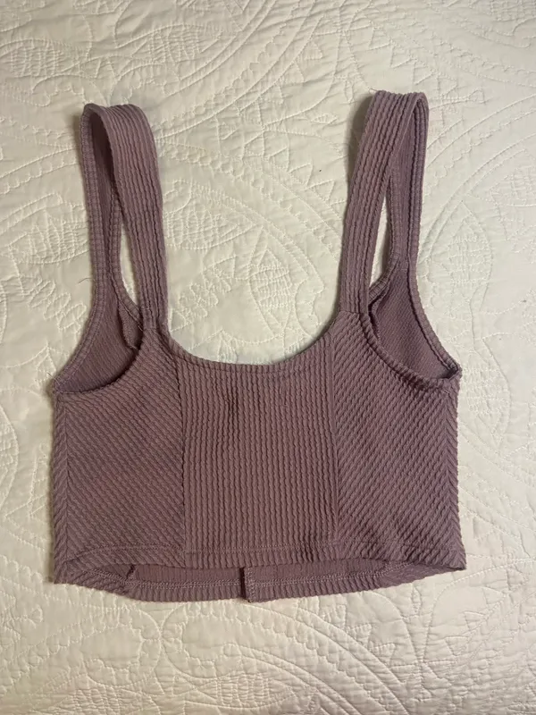 Urban Outfitters Purple Crop Top - Image 2