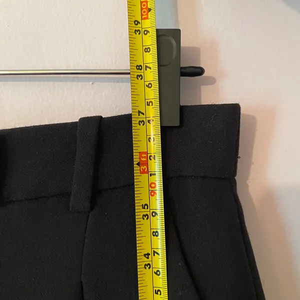 Abercrombie & Fitch Black Sloane Trouser Pants Wide Leg High Rise Women's 4 / 27 - Image 9
