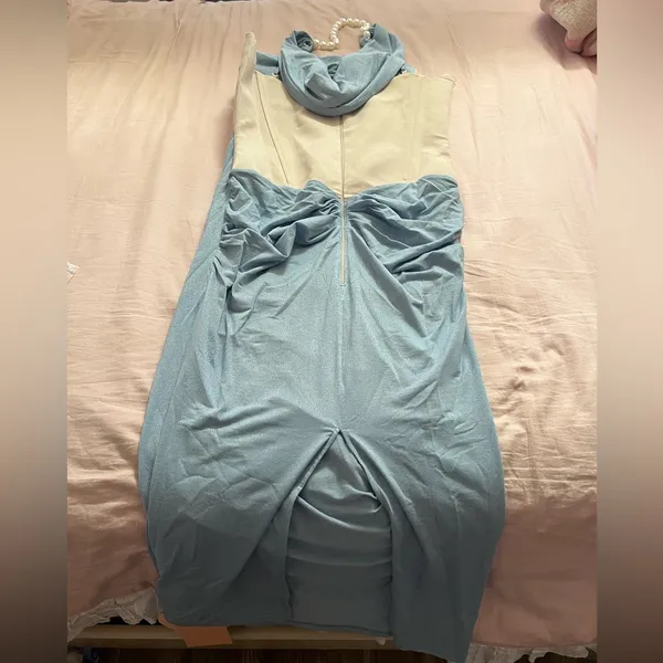 Lacemade Twelfth Night Corset Dress Blue Size XL - Image 3