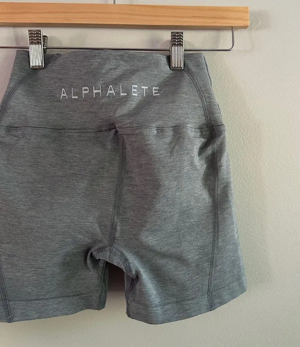 Alphalete R6 Revival Shorts Grey - Image 6