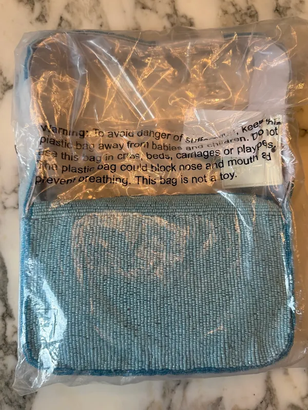 NWT Sol & Mer Beaded Swimmer Shoulder Bag Blue Coastal Baguette Purse Viral - Image 5
