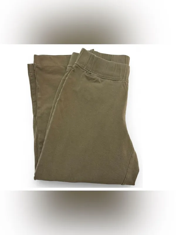 Lands End Women’s Starfish Mid Rise Pull On Crop Pants Size Medium (10-12) - Image 4