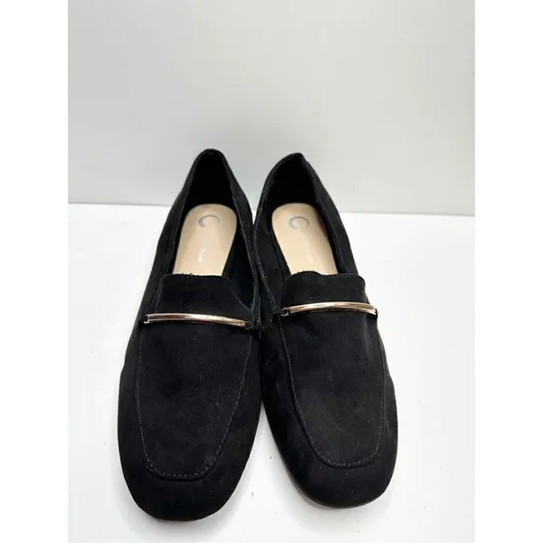 Journee Collection Loafer Womens Size‎ 10 Black Slip On Casual Shoes - Image 5