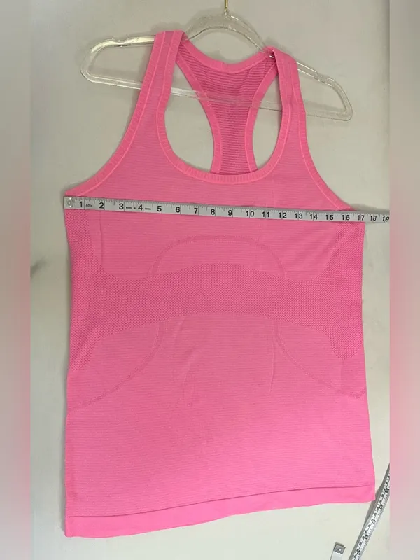 Lululemon Swiftly Racerback Tank Top - Pink Size 10 - Image 4