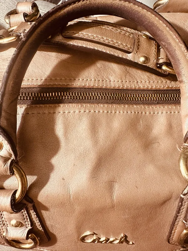 Coach Bag Leather Vintage Shoulder - Image 7