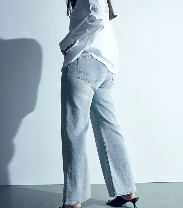 H&M Wide High Jeans - Image 2