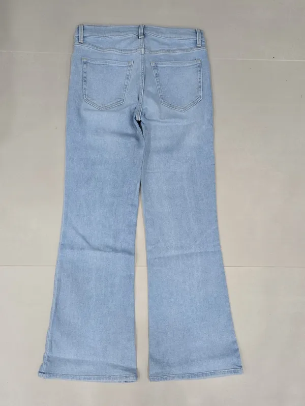 Lovers + Friends Light Blue High-Rise Wide-Leg Jeans Size 27 - Image 5