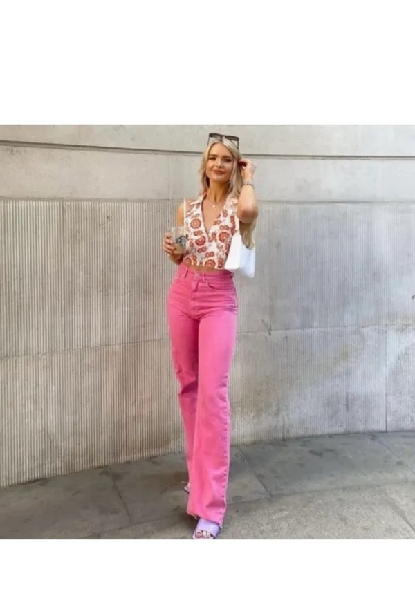 zara pink jeans  - Image 3