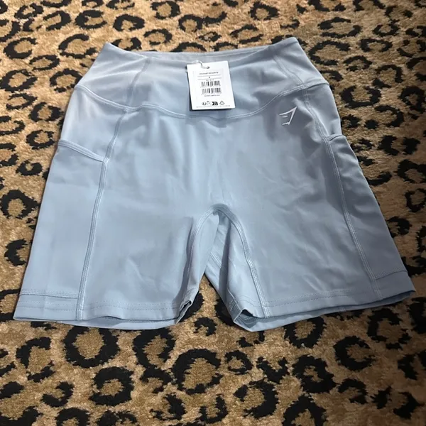 NWT! Small GYM SHARK Pocket Shorts - Blue - Image 8