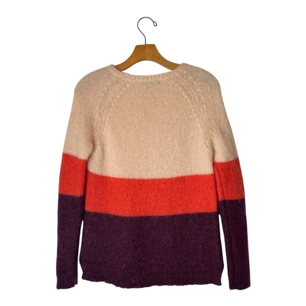 Anthropologie Needle Sweater Women Small Pink Louise Mohair Merino Wool‎ Knit - Image 3