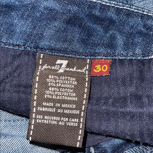 7 For All Mankind “A” Pocket Jeans | Size 30 | Premium Stretch Denim - Image 3
