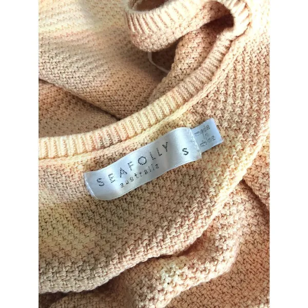 Seafolly Terrain Knit Midi Dress in Sands Small‎ - Image 8
