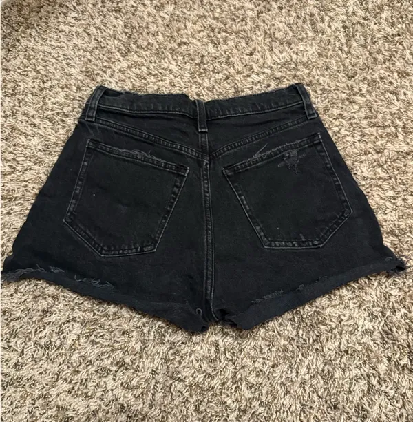 Abercrombie High-Rise Jean shorts - Image 3