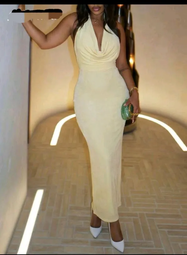 Women’s elegant bodycon maxi dress  - Image 4