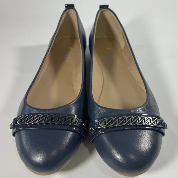 Easy Spirit‎ Sehera Slip-On Ballet Flats ES GIOVANNA Size 8M Navy Blue Everyday - Image 2
