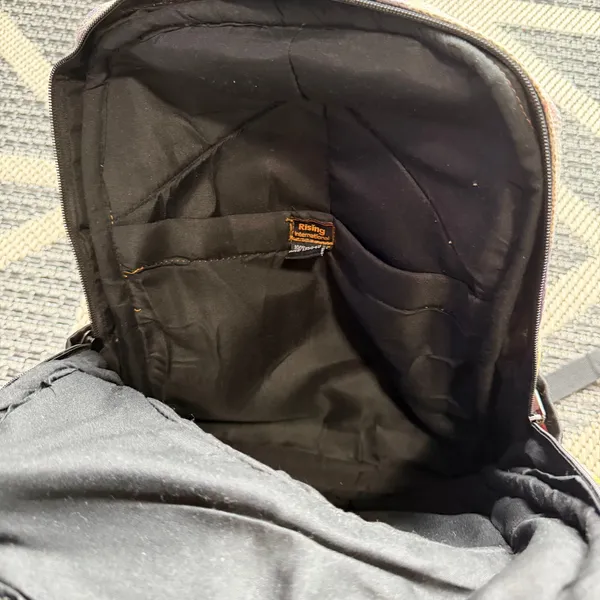 Rising International Made in Nepal Hemp Backpack - Tie Dye - Image 5