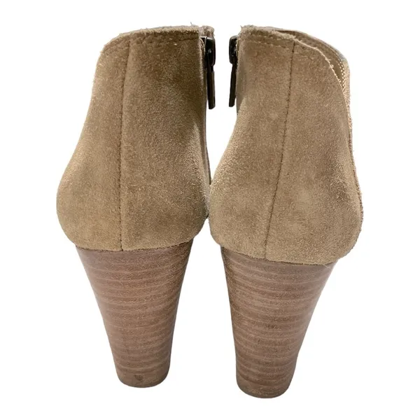 Lucky Brand Wedge Tan Bootie Size 9 M - Image 5