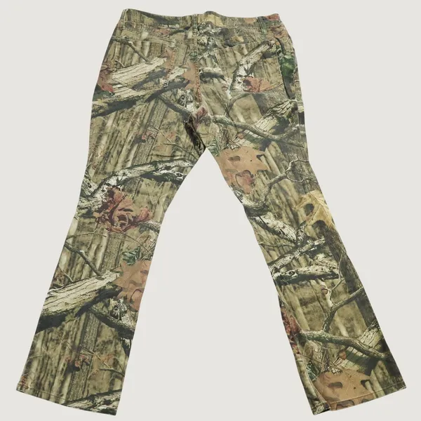 Mossy Oak Camo Pants Womens 12 Green Break-Up Infinity Stretch Cotton Trousers - Image 2