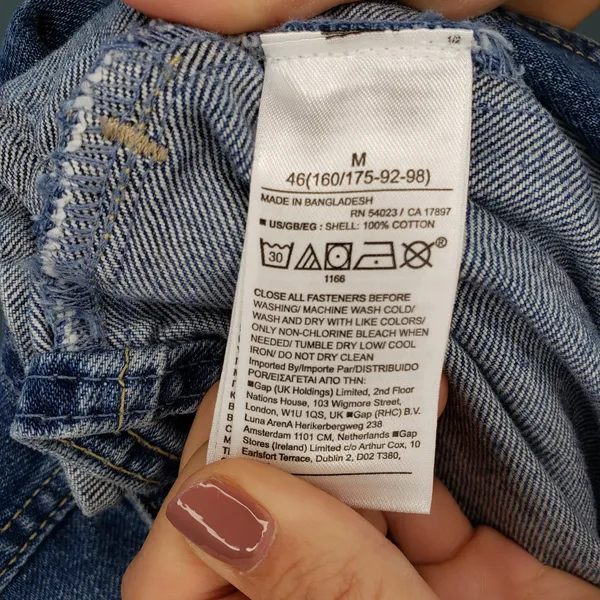 Gap Oversized Denim Shirt Jacket Shacket M - Image 5