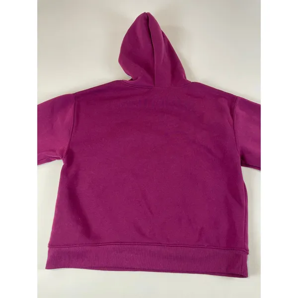 Disney Mickey & Minnie Hoodie Size M Burgundy Graphic Long Sleeve Sweatshirt - Image 7