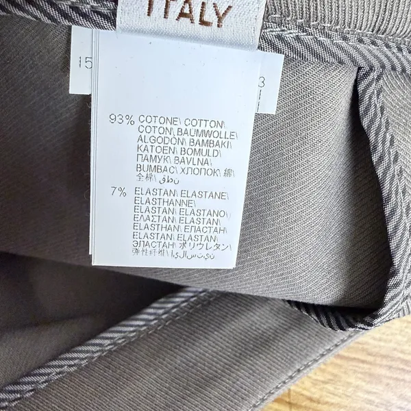 Brunello Cucinelli Slim Fit Pants Womens Size 6 Taupe Skinny Leggings Italy 29" - Image 12
