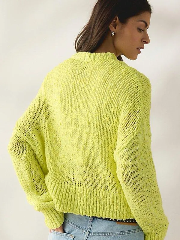 Urban Outfitters BDG Bridget Cotton Slub Knit Oversized Cardigan - Image 2