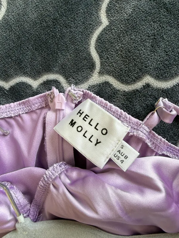 Hello Molly Satin Dress Maxi - Image 7
