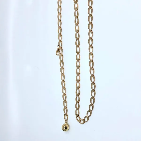 Y2K Minimalist Gold Oval Link Chain Belt, Fits Up to 42.5 Inches, X7GA1184 - Image 8