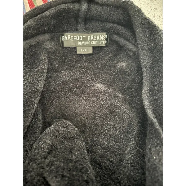 Barefoot Dreams Chic Lite Cardigan‎ Womens L/XL Black Cozy Preppy Comfort Luxury - Image 6