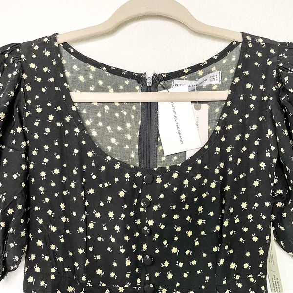 Anthropologie + Faithfull The Brand Eveline Polka Dot Midi Dress - Image 6