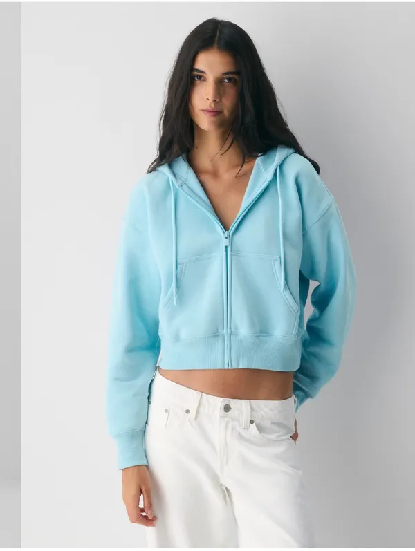 Aritzia sweatfleece mint hoodie  - Image 2