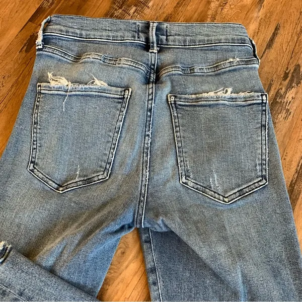 AGOLDE High-Rise distressed Stretchy Skinny Jeans 24 0 - Image 3