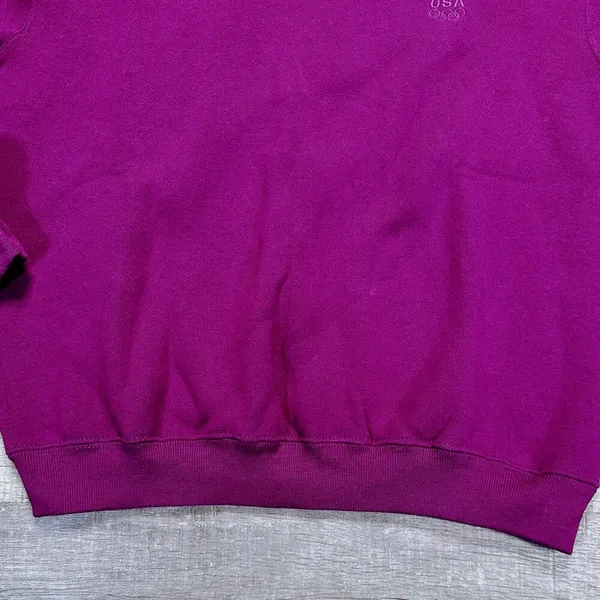 Vintage USA Olympics 90s Crewneck Sweatshirt Womens M Berry Embroidered Logo - Image 2