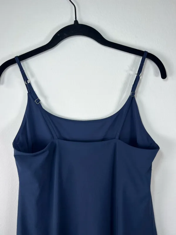 Abercrombie & Fitch Traveler Mini Dress Navy Lined Stretchy Golf Pickleball Sz M - Image 8