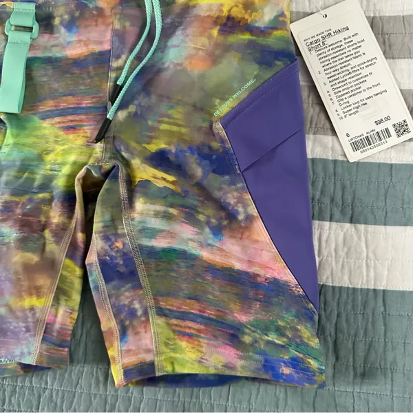 Lululemon Cargo Super-High-Rise Hiking Short 8" Altered Nature Multi 8 Purple - Image 9