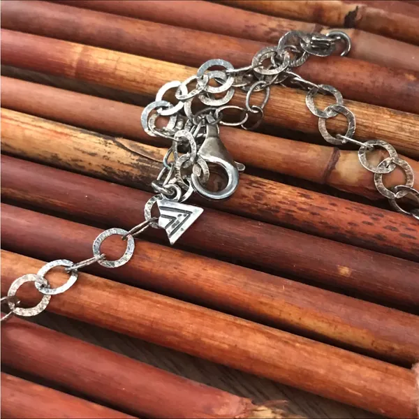 Silpada Sterling Silver Pearl & Glass Beaded Oxidized Necklace. - Image 7