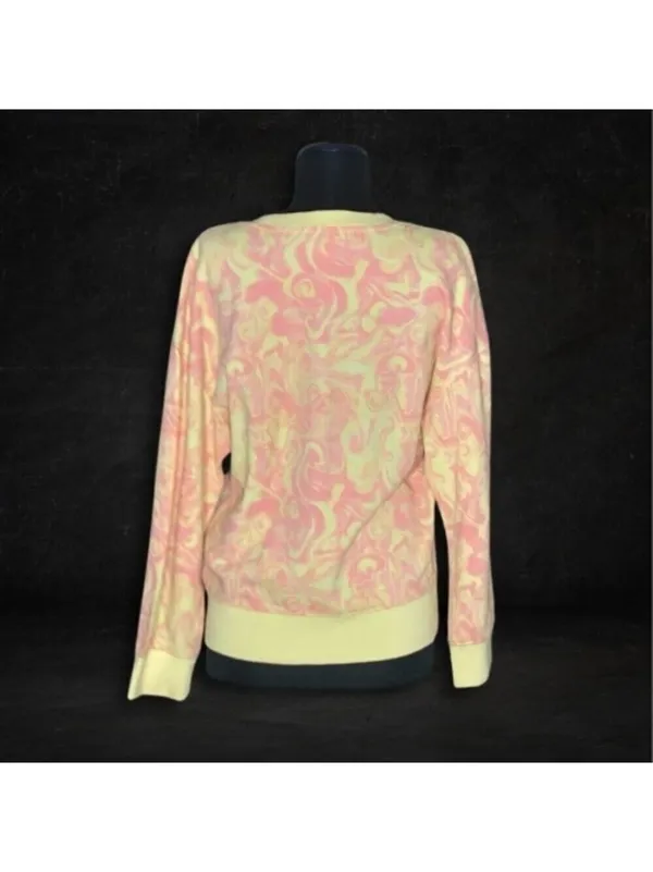 Oversized sweatshirt swirl floral cotton boho hippie festival whimsycal fairy - Image 3