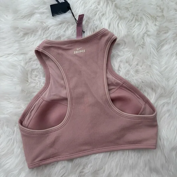 Nike Skims Ribbed Seamless Racer Front Bra Himalayan Size Medium - Image 6