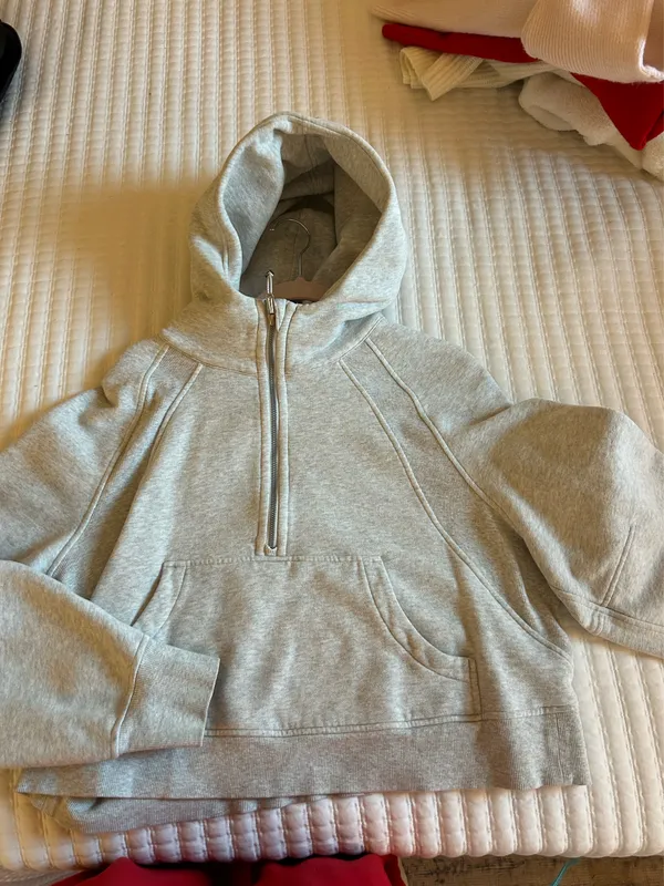 Grey Lululemon Scuba Half-Zip - Image 2