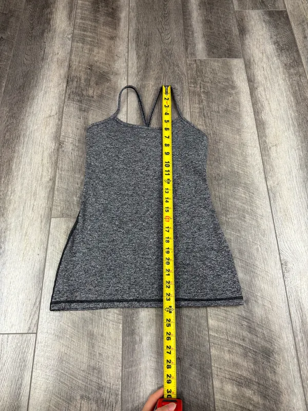 Lululemon Dark Grey Power Y Tank - Image 8