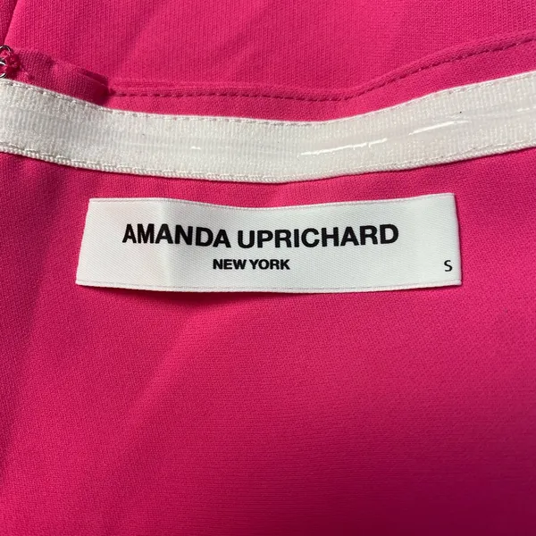 Amanda Uprichard New‎ York Hot Pink Halter Mini Dress Size S - Image 2