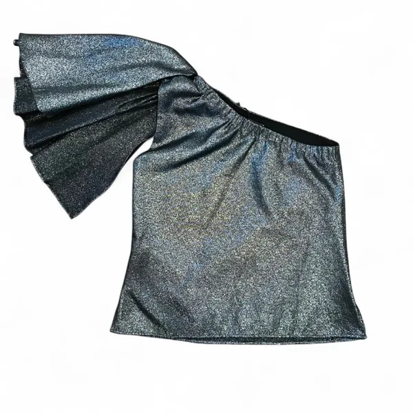 Zara Black Glittery Top - Image 2