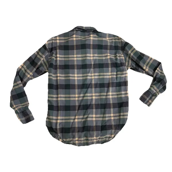 Free People‎ Women’s Plaid Short Small Oversized Raw Hem - Image 2