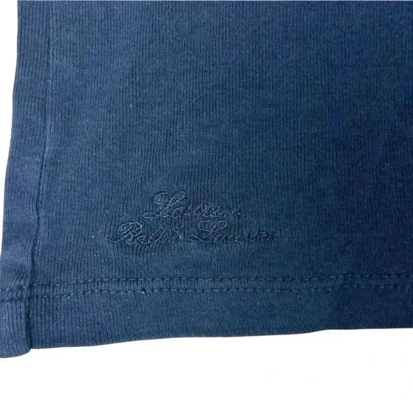Lauren Ralph Lauren Navy‎ Scoop Neck Blouse- Size Medium - Image 9