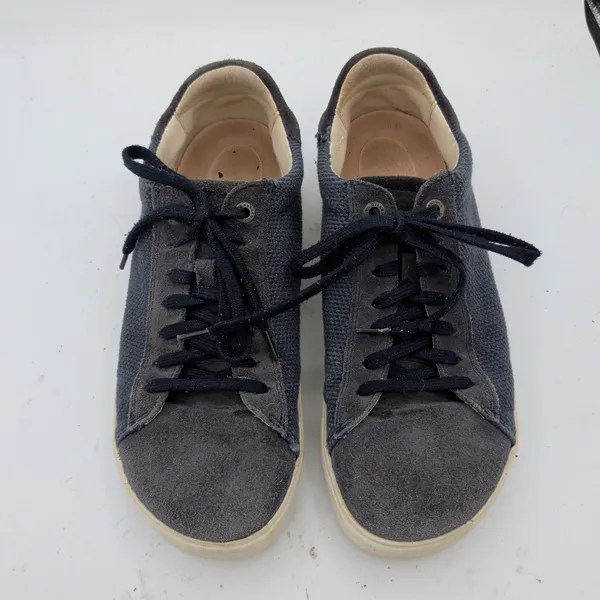 Birkenstock Bend Low Navy Blue Suede Textile Sneakers Womens 38 L7 M5 - Image 4